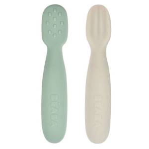Beaba zestaw 2 szt pierwszych silikonowych łyżeczek gryzaków dla dziecka