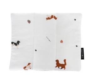 LULLALOVE PODUSZKA MUŚLINOWA PIESKI CAVALIERY