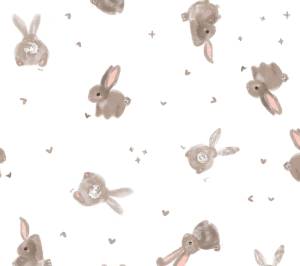 Lullalove OTULACZ MUŚLINOWY 150X200 KRÓLIK
