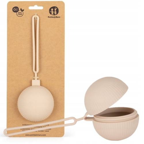 PETITE&MARS Silikonowe etui na smoczek Desert Sand (1)x.jpeg