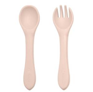Petite&Mars Silikonowe sztućce Take&Match / Desert Sand